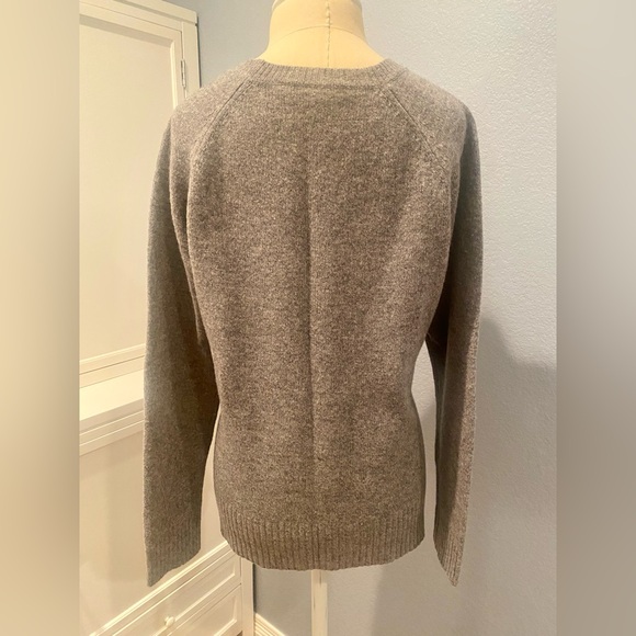 Madewell NY New York Sweater; Merino Wool, Leather - Picture 5 of 7